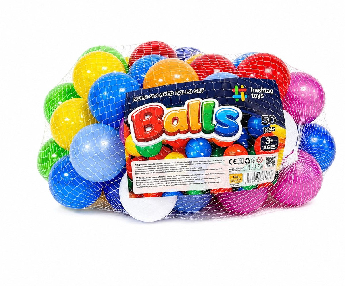 Set 50 Mingi Colorate 6cm Viva Toys pentru Copii - Default Title [ps:7564593c-d674-4eaf-b47a-78b801eaaddf]
