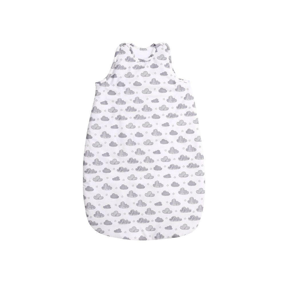 Sac Dormit Iarna Lorelli, 95 cm, Bumbac Ranforce, Blue Sky - Alb Norisori [ps:8d9f1cc1-db9f-417c-9684-c001b0f58088]