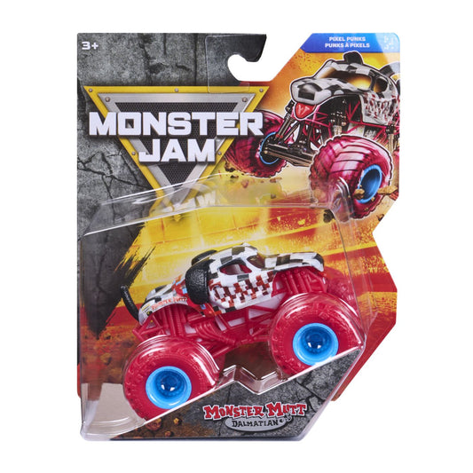 Monster Jam Pixel Punks Monster Mutt Dalmatian 1:64 - Spin - Default Title [ps:4b4a79fb-958f-4248-b881-502c8876fd15]