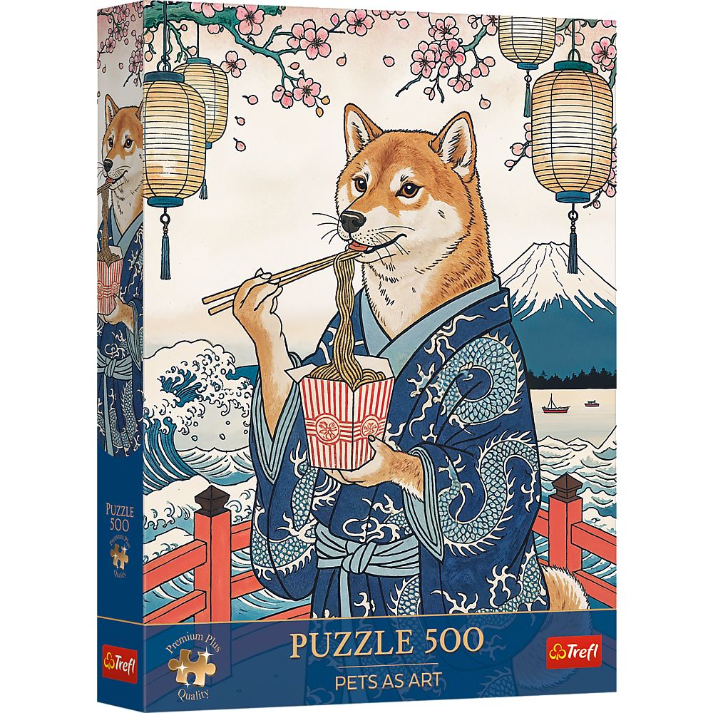 PUZZLE TREFL 500 PREMIUM PLUS PETS AS ART MEDITATIA CU - Default Title [ps:5bd12feb-190a-494a-8bf7-ae50bc34bb4b]
