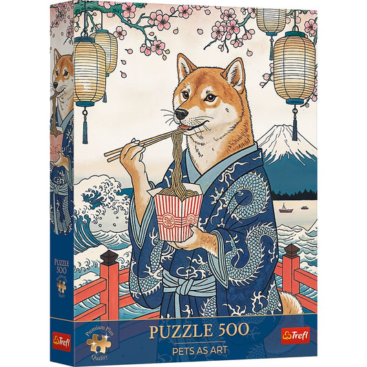 PUZZLE TREFL 500 PREMIUM PLUS PETS AS ART MEDITATIA CU - Default Title [ps:5bd12feb-190a-494a-8bf7-ae50bc34bb4b]