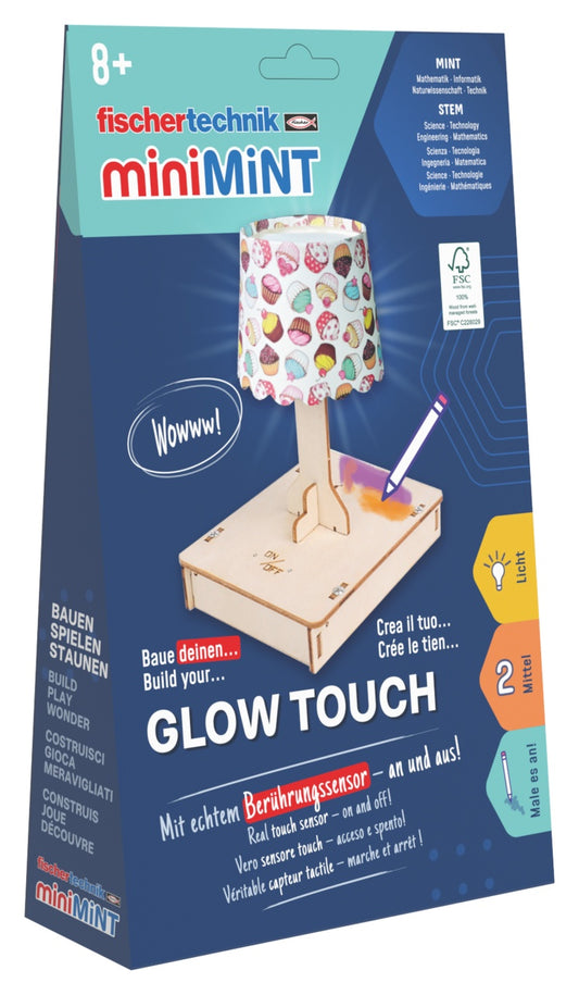 Kit STEM Veioza Lemn Glow Touch Fischertechnik | miniMINT - Default Title [ps:04e5daab-29ea-4744-9545-ca060aac3440]