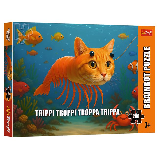 Puzzle Brainrots Pisica Creveta 200 piese - Trefl Jumbo - Default Title [ps:2a3d562a-c910-4cd7-86bd-6d8a22e8be4f]