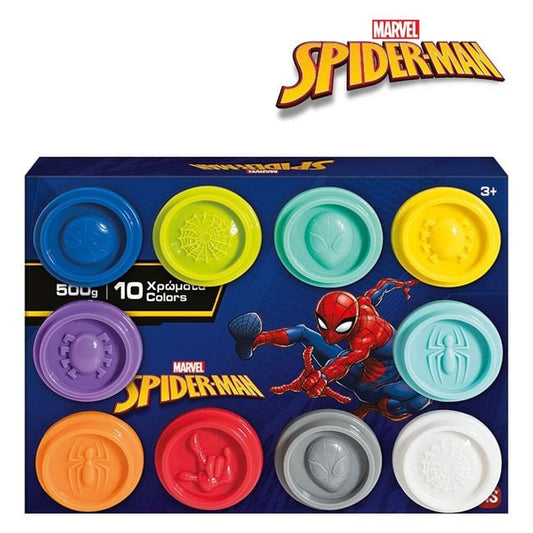 Plastilină Disney Spiderman Jumbo, 10 Culori, 500g - Default Title [ps:e7b27830-bde2-42e3-be95-973b7a43cccf]