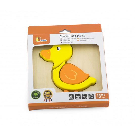 Puzzle din lemn - rata, Viga [ps:ee129b06-514c-4af4-bcf3-255cd8d48440]