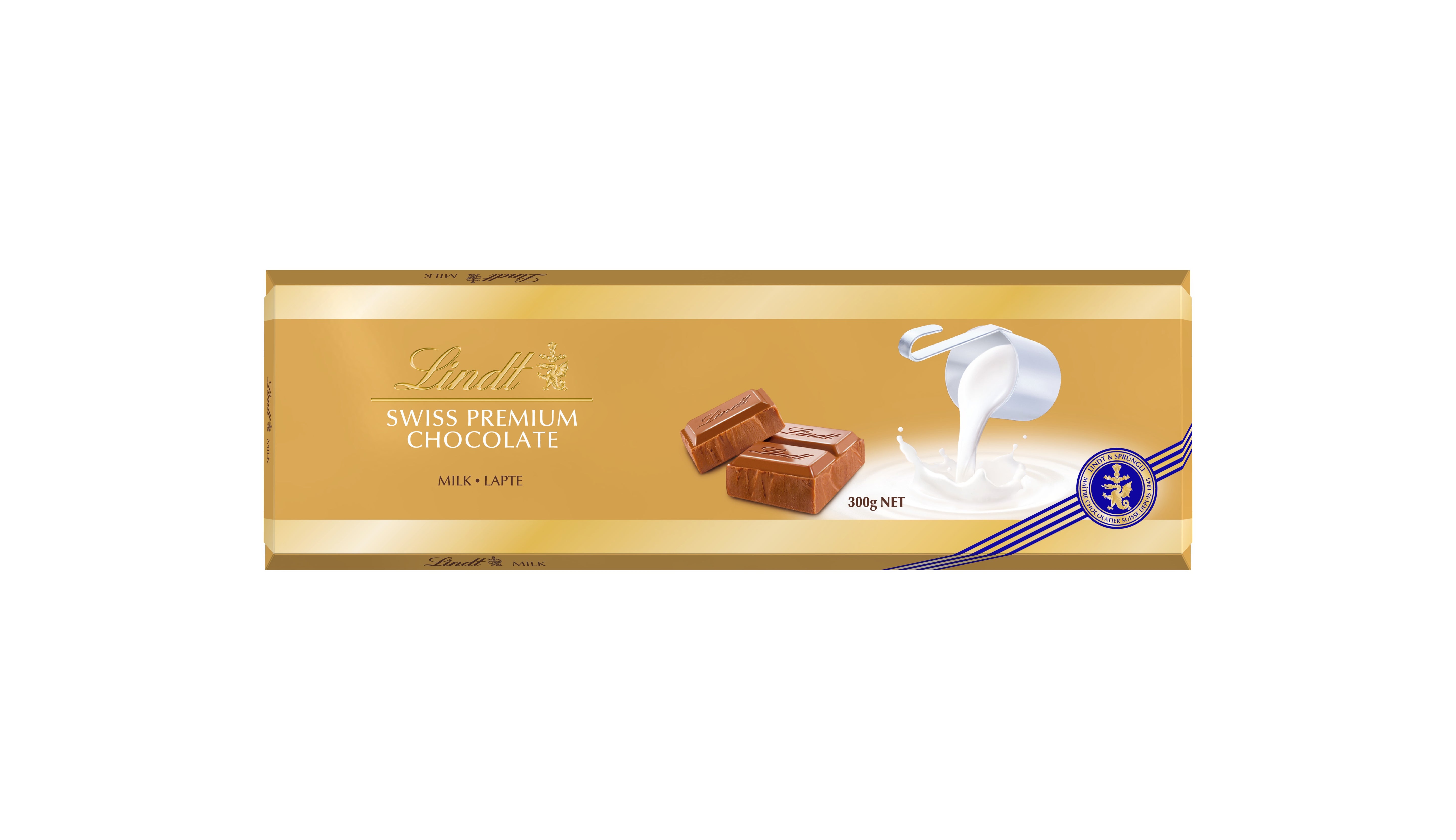 LINDT Gold, tableta de ciocolata, cu lapte, 300 g [ps:0752a73c-e0ba-4865-a95b-ecf70a553ec5]