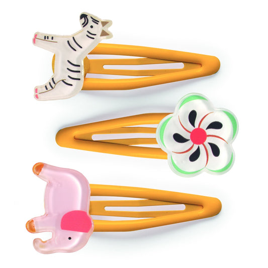 Colectia Plume - 3 agrafe de par Nadette, Djeco [ps:72f137ba-067b-47c2-bed8-0987ea478f62]