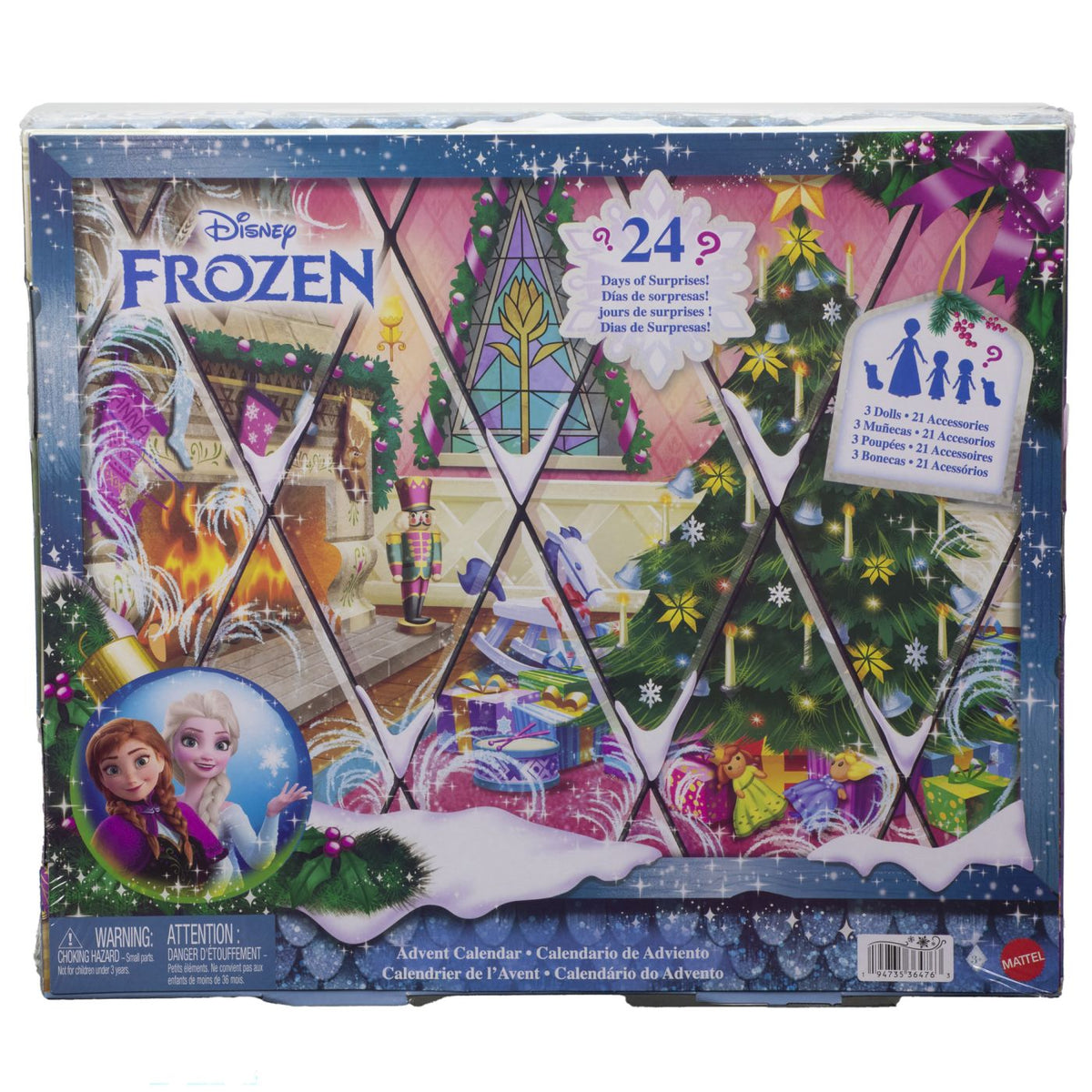 Calendar Advent Disney Frozen 2026 Mattel - 24 Surprize - Default Title [ps:4dcb24a3-6f87-4f67-a9d7-aaf90021e9e8]