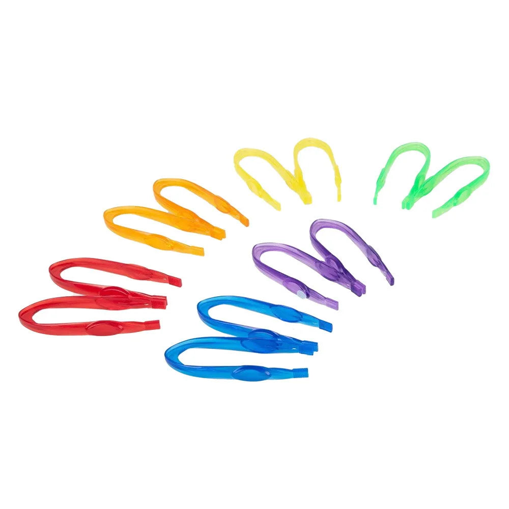 Set 12 Pensete Translucide Colorate Tickit | infant.ro - Default Title [ps:746a63e2-47e4-4007-8bff-8e350b1d158b]