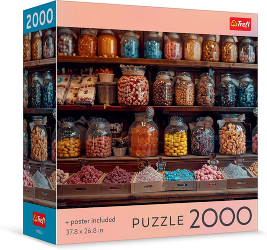 Puzzle Trefl 2000 piese - Borcane de Bucurie cu Poster - Default Title [ps:5ccd51a2-1bfb-47c3-acb7-42ef9c301701]