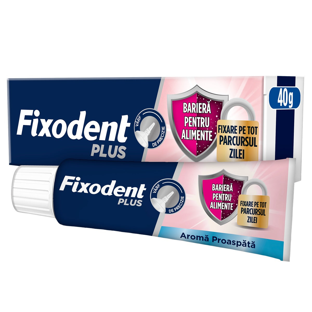 FIXODENT Plus Food Fresh, crema adeziva pentru proteza dentara, 40 g [ps:121b3310-7c1f-48ca-bf24-4233949ef94d]