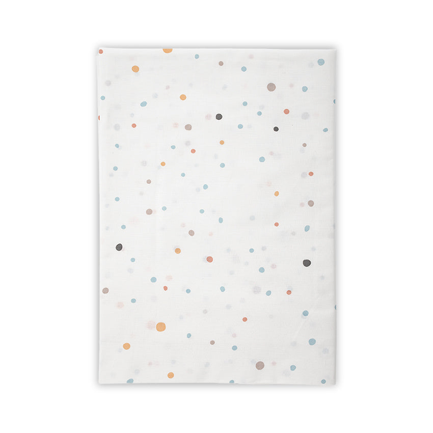 Cearceaf Bumbac Ranforce Lorelli Honey Bunny Beige, 100x150 - Happy Friends Blue [ps:c739fa0c-f300-4e9b-b64d-4d356e300de8]