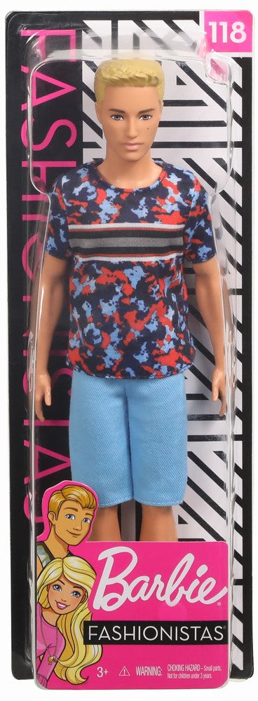 PAPUSA BAIAT FASHIONISTAS CU CAMASA SI PAPION Mattel - Pantaloni scurti albastri [ps:5204778a-18eb-441a-b399-8821d74ab825]