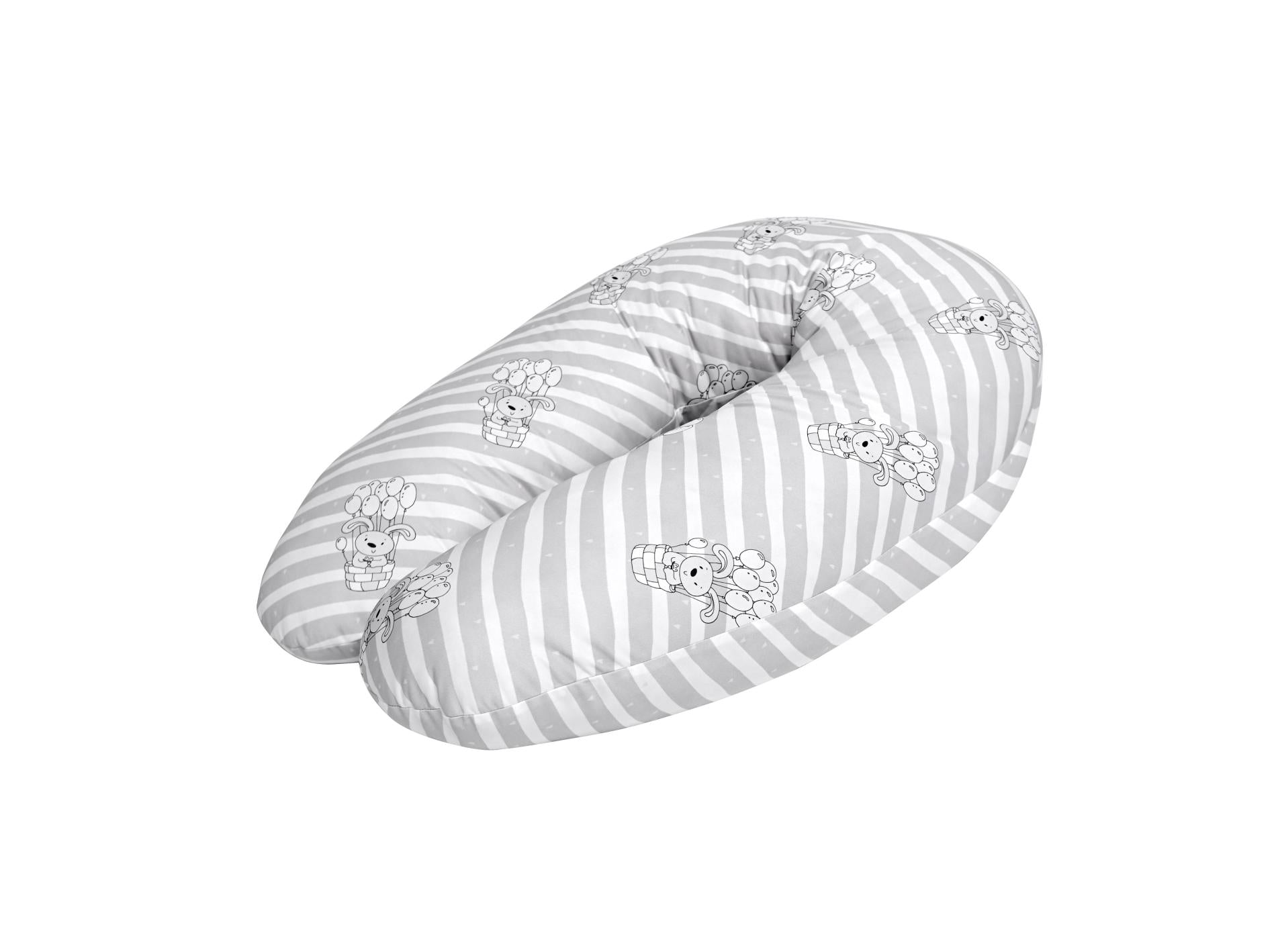 Perna Multifuncțională Lorelli Little Rabbits Grey, 190 cm - 2081006 5403 [ps:72536b0a-b81e-4dea-8dbc-4b39e6f4a54a]