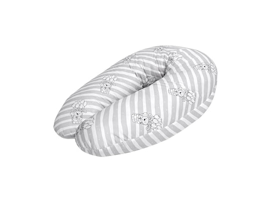 Perna Multifuncțională Lorelli Little Rabbits Grey, 190 cm - 2081006 5403 [ps:72536b0a-b81e-4dea-8dbc-4b39e6f4a54a]