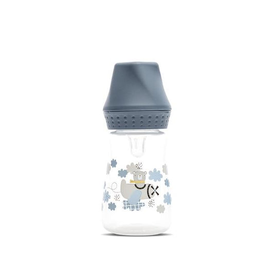 Biberon Lorelli My Friend, Silicon, 125ml, Iceberg Green - Cameo Blue [ps:f29f66c0-7ae1-47eb-b857-4d9de35e194c]