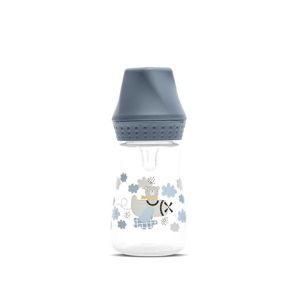 Biberon Lorelli My Friend, Silicon, 125ml, Iceberg Green - Cameo Blue [ps:f29f66c0-7ae1-47eb-b857-4d9de35e194c]