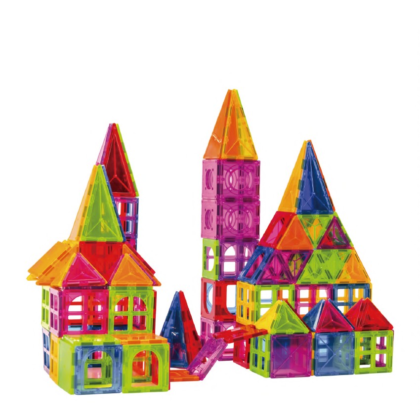 Set 120 Piese Magnetice de Construcție Flippy, 3 Ani - 120 [ps:a8b4597e-614f-4de7-8952-88a9d41d7abb]