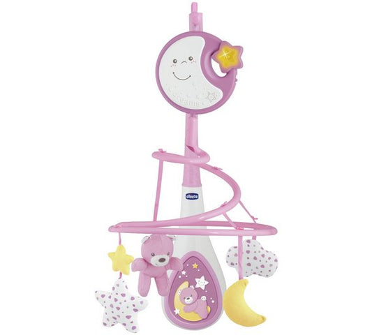 Carusel muzical Chicco Next 2 Dreams, Bleu, 0luni+ - Roz [ps:6ae52dcf-a23e-459f-bcc2-bea6a5356699]