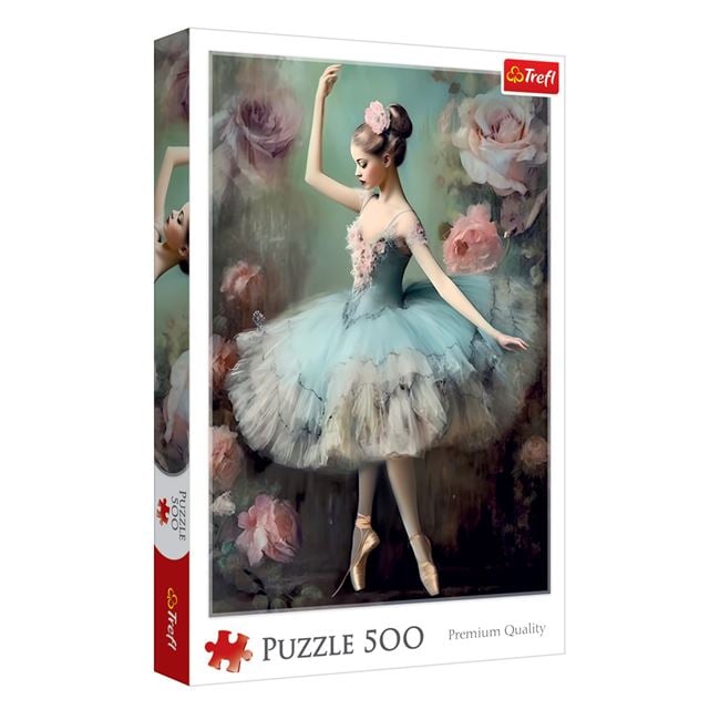 Puzzle Balerina Vintage 500 piese Trefl - Jumbo - Default Title [ps:e8c84f91-f70f-45ec-8e2c-6b247085b076]