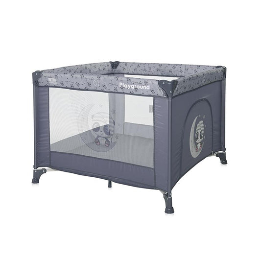 Tarc de Joaca Lorelli Playground, 100x100 cm, Mellow Rose - Cool Grey Pandas [ps:3f7a0b0b-632a-4399-9274-edfdaa1b31aa]