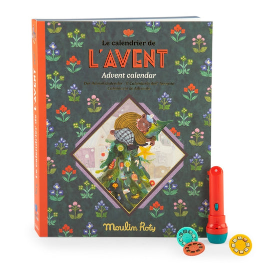 Calendar de Advent Lanterna si 23 de discuri cu povesti Minouchkas Moulin Roty [ps:87ee0205-fe4c-4350-b000-8a2958bb00c1]