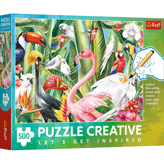 Puzzle Trefl 500 piese - Păsări ale Paradisului | Creative - Default Title [ps:ec8cba2a-a6a2-485d-9870-d371eac56bfa]