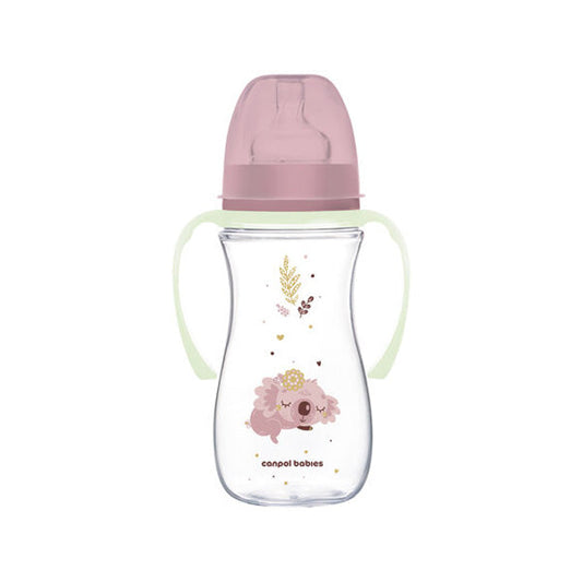 Canpol Babies Biberon Anticolic Gat Larg 300Ml Pp Easy Start Sleepy Koala cu manere fosforescente 35/238_pin [ps:3a1fe0c2-7e5a-4615-9387-472ed4e92c14]