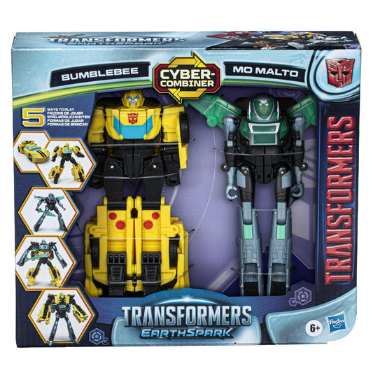 TRANSFORMERS EARTHSPARK SET 2 FIGURINE BUMBLEBEE SI MO MALTO [ps:c56b9653-63d2-45ef-980e-602ac0aa0f16]