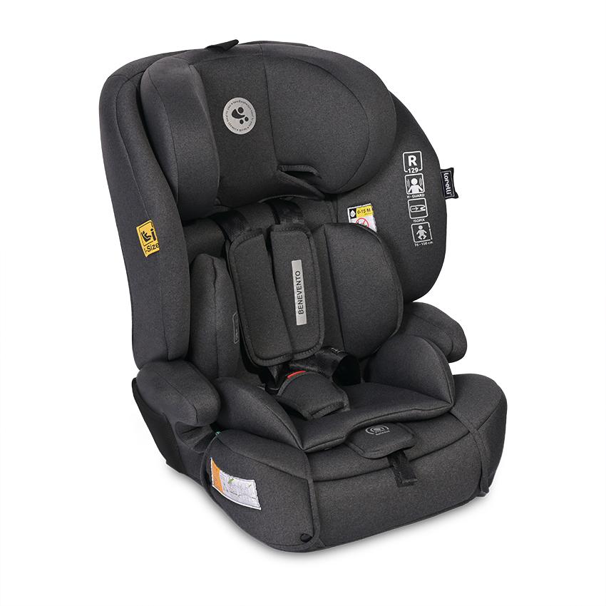 Scaun Auto Lorelli Benevento i-Size, Isofix, 76-150 cm - Black Jasper [ps:40ec9b73-7157-4c64-a46a-d6c89f01fbea]
