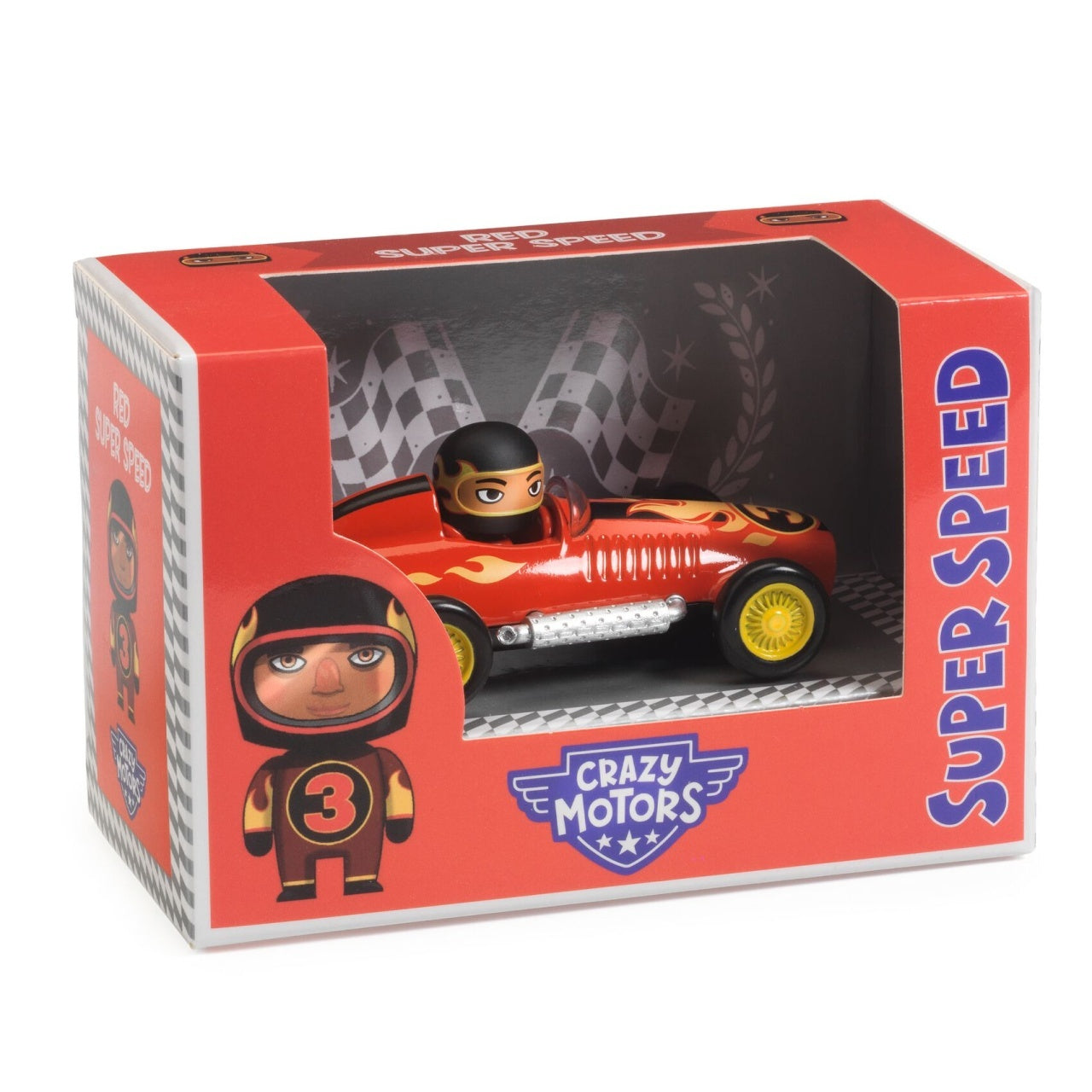 Mașină de Curse Red Super Speed Crazy Motors, Djeco - Default Title [ps:c860dd94-1c56-46f0-8b1a-1a6abce7b81f]