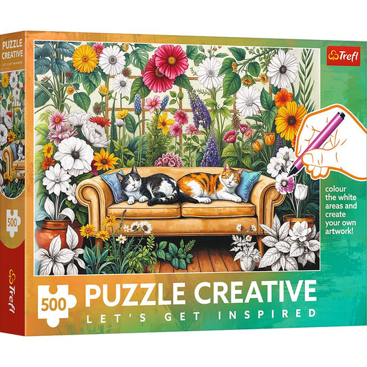 Puzzle Trefl 500 Piese - Creative Orangeria Psicii - Default Title [ps:d514e082-ad72-427f-8aa3-06cb82ff7e77]