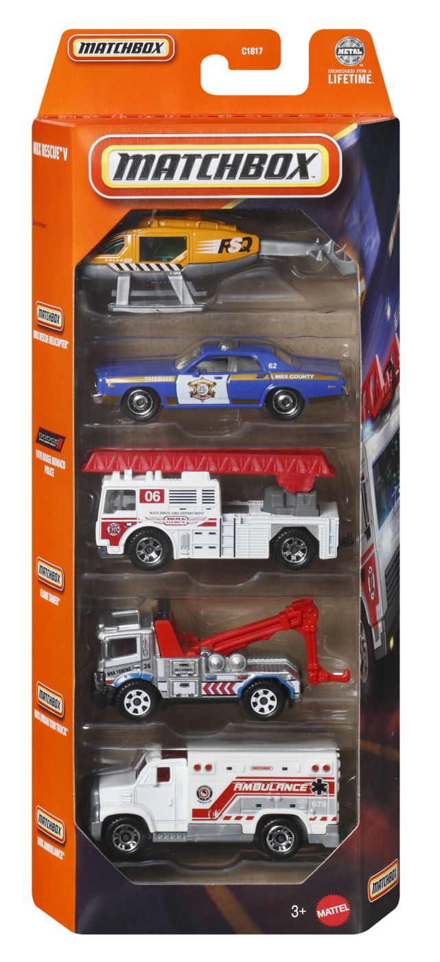 MATCHBOX SET 5 MASINUTE METALICE RESCUE SCARA 1 LA 64 Mattel - Default Title [ps:9c11a3b7-2bf1-4953-b8fb-9231ff4aede9]