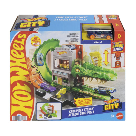 Hot Wheels City Pista Atacul Croc Pizza - Mattel - Default Title [ps:f623bd84-9b20-49b8-97e0-6c240e661bcf]