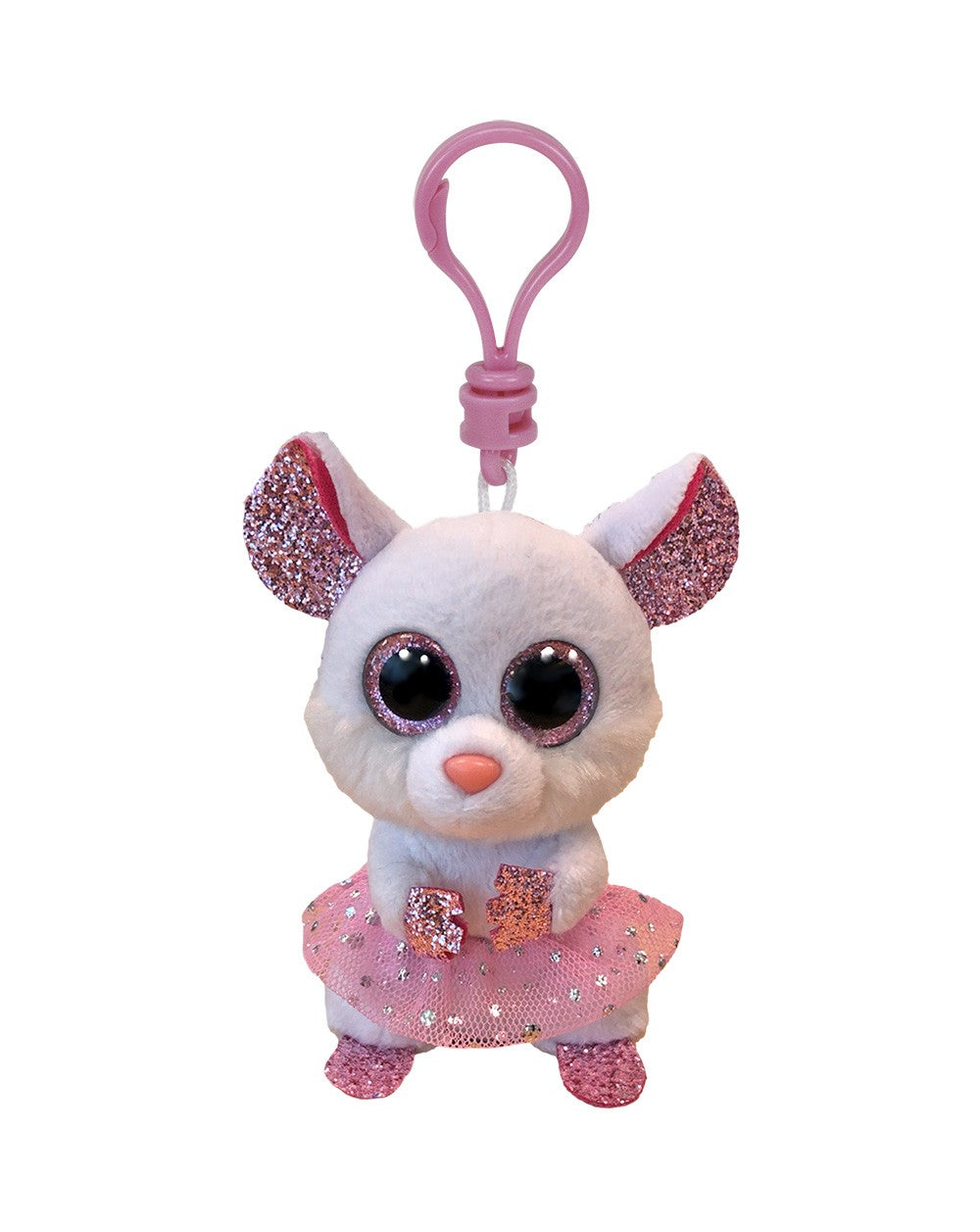 PLUS BRELOC TY 8.5CM BOOS NINA SORICEL DE BALERINA ALBA - Multicolor [ps:b3b21242-50e5-4c65-99e2-27f43d50f1d9]