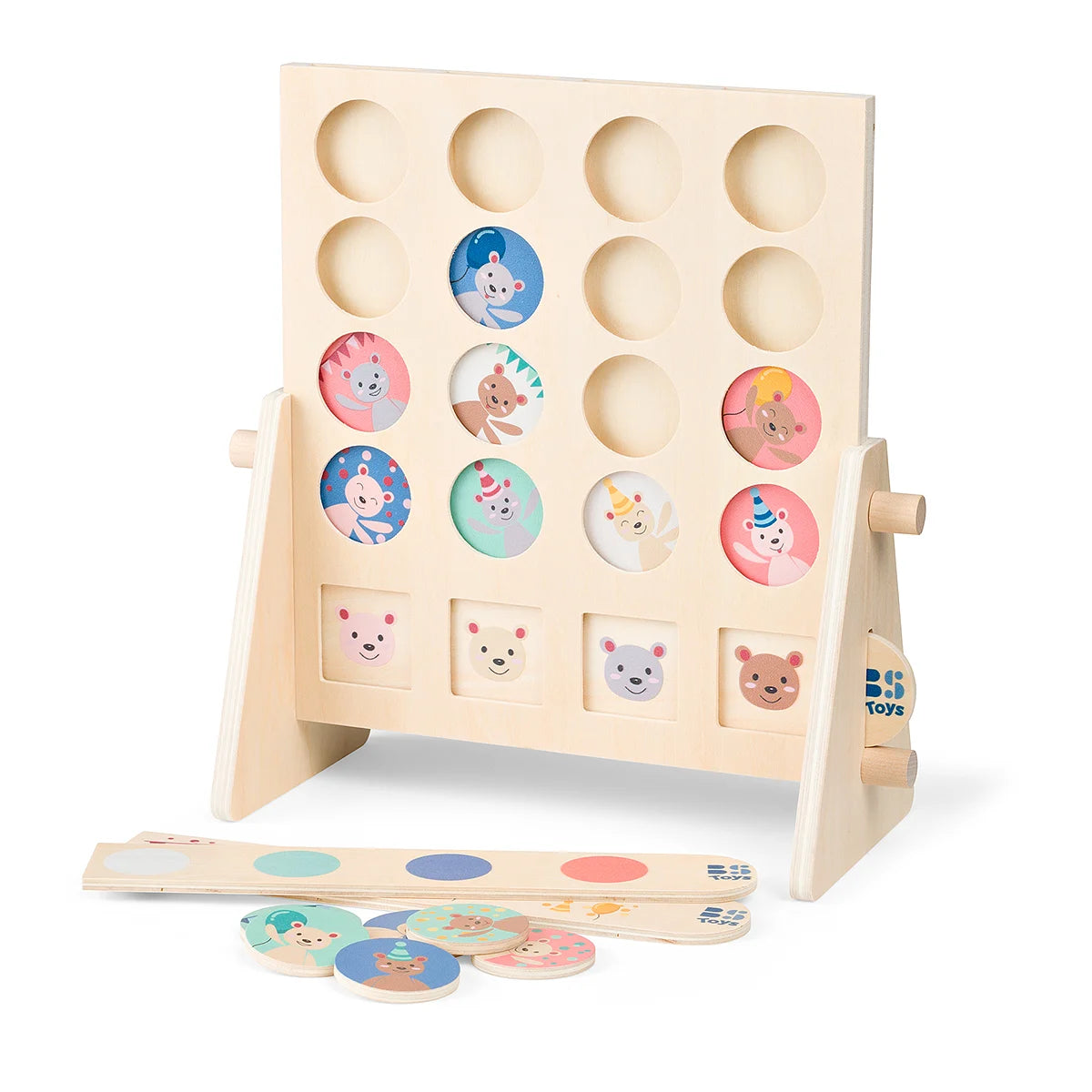Sortează și potrivește ursuleții BS Toys - Joc Educativ Lemn - Default Title [ps:7673690a-d333-415e-b615-dba549452be7]