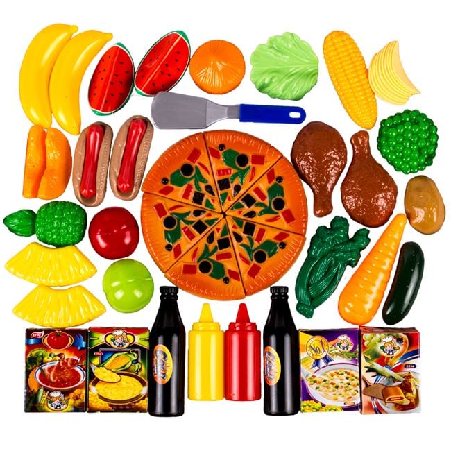 Set Joacă Pizza Jumbo - 50 Piese pentru Copii - Default Title [ps:72703af2-b631-4816-b6d3-d4df2e5bb60c]