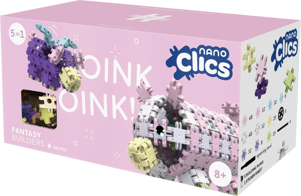 Nano Clics Pentru constructii fantastice 250 piese, Clicformers [ps:1838e97e-8268-41ac-9f1e-66586aad0aa5]