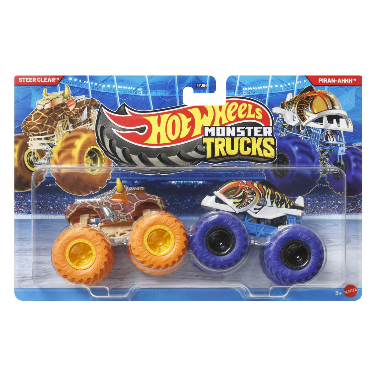 Set Hot Wheels Monster Trucks Steer Clear și Piran Ahhh - Default Title [ps:27265ef5-c650-4050-8f1e-99ea784141d2]