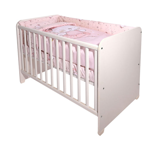 Set Lenjerie Pătuț 60x120 Lorelli Smile Pink Moons & Stars - roz balerina [ps:5c604760-d827-4504-b85d-bbb563ab1c73]