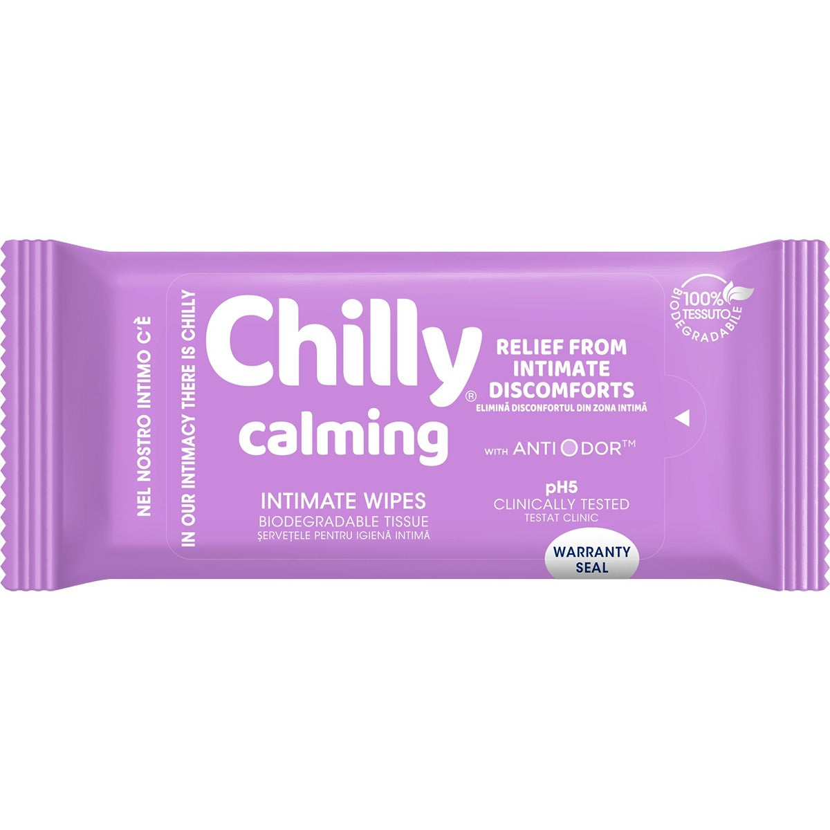 CHILLY Calming, servetele intime, 12 buc [ps:2a6c1c63-c23e-48f2-9bcf-854c72a021de]