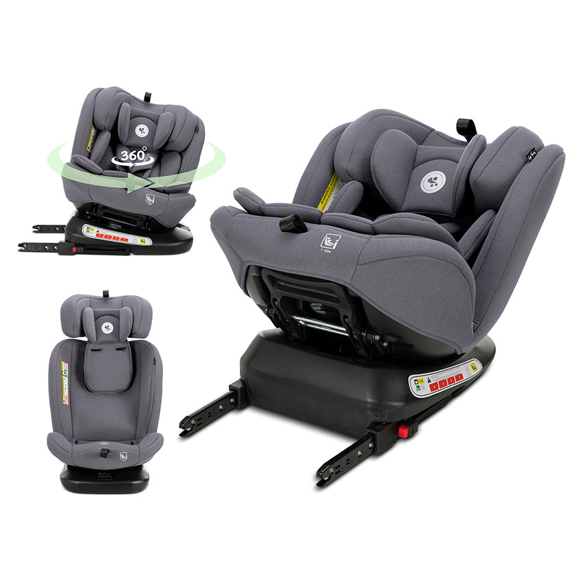 Scaun Auto Lorelli Capella i-Size, Rotativ 360°, 0-12 ani - Grey [ps:a8f16a08-b82a-462a-a3da-c50c91762b4a]