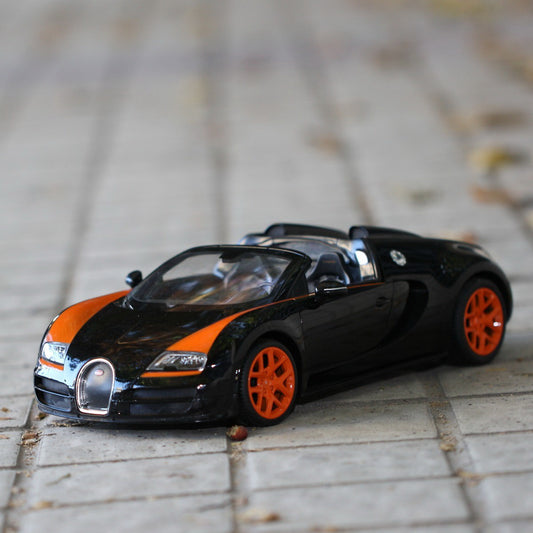 MASINA CU TELECOMANDA BUGATTI GRAND SPORT VITESSE NEGRU CU SCARA 1 LA 14 [ps:8c244e8a-99f3-421a-af23-f3a1b53b4a6d]