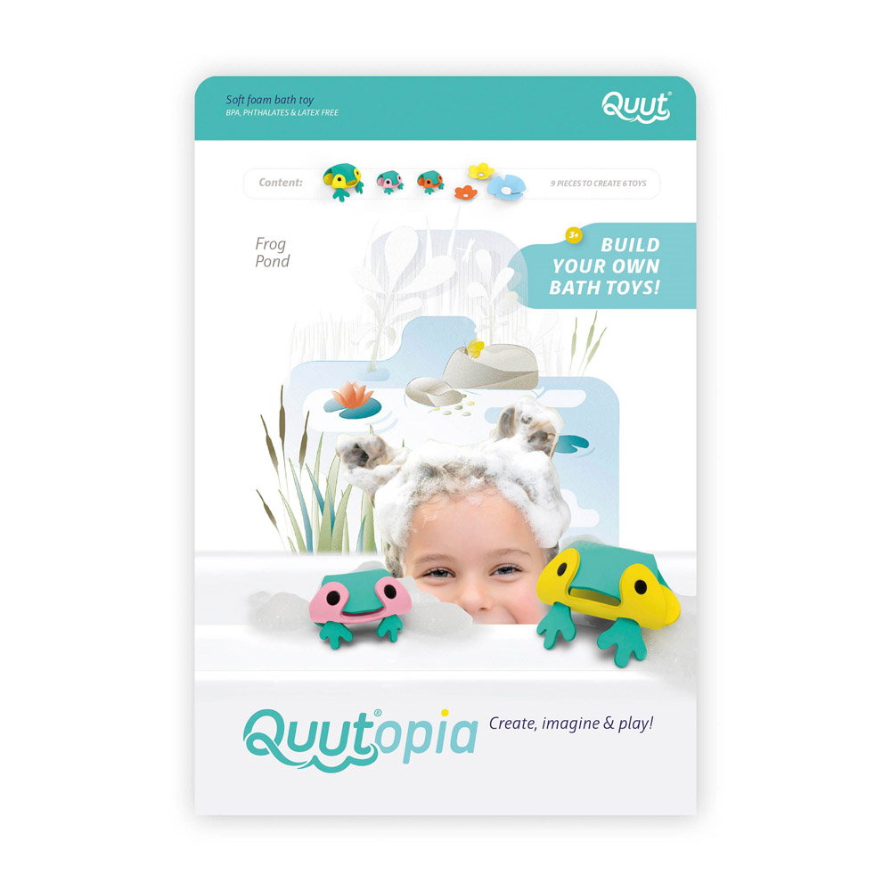 Broscuțele Simpatice Set Baie Creativ Quut Toys - Default Title [ps:e3f8b98f-9391-43ec-808d-3245545007e7]