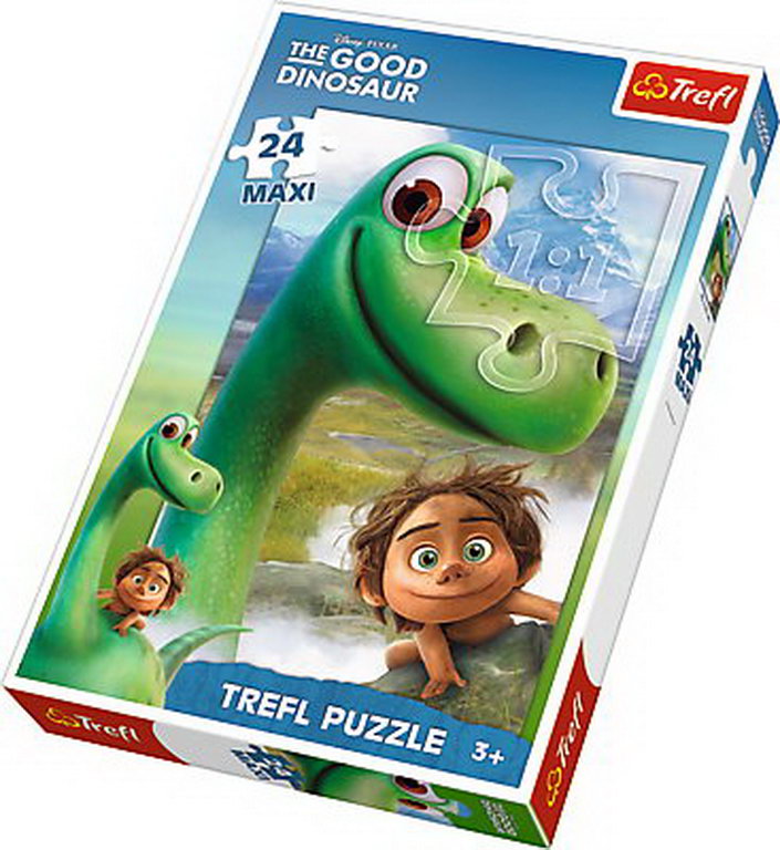PUZZLE TREFL 24 MAXI FULGER MCQUEEN - Dinozaur [ps:01192e0c-ff45-41e0-9d50-74008a786b70]