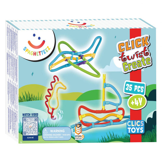 Set de construit cu magnet Spaghetteez 35 piese [ps:21ac3715-d2bc-49e2-aa85-16b48f832c9a]