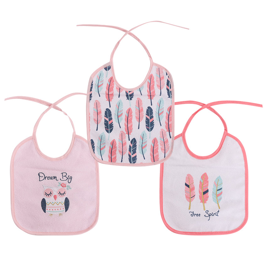 Set 3 Bavete Lorelli Bumbac și PEVA, Fetițe - 23x20 cm - fetite [ps:608c26f0-1f49-4e1b-9e33-4a879cf6e26a]