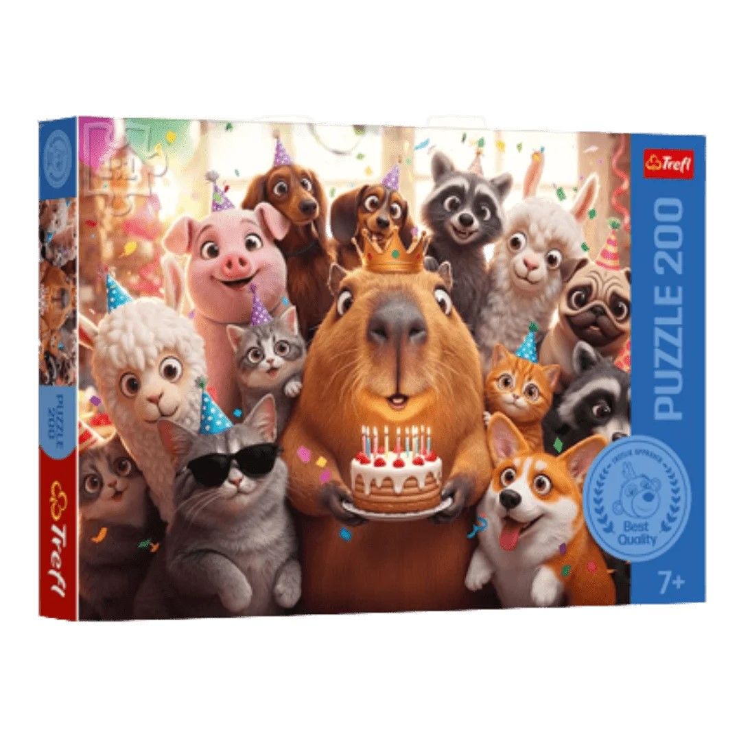 PUZZLE TREFL 200 CAPIBARA SI TORT DE ZIUA DE NASTERE - Default Title [ps:5235390a-3904-440a-adbf-ff0c6b59eabc]