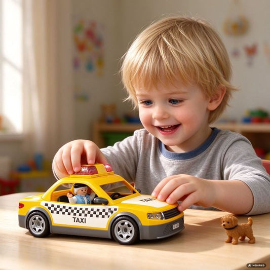 Set Jucărie Taxi cu Figurine și Câine Jumbo - Default Title [ps:e7b6db72-7bdc-496a-a5dc-9767431c66c8]