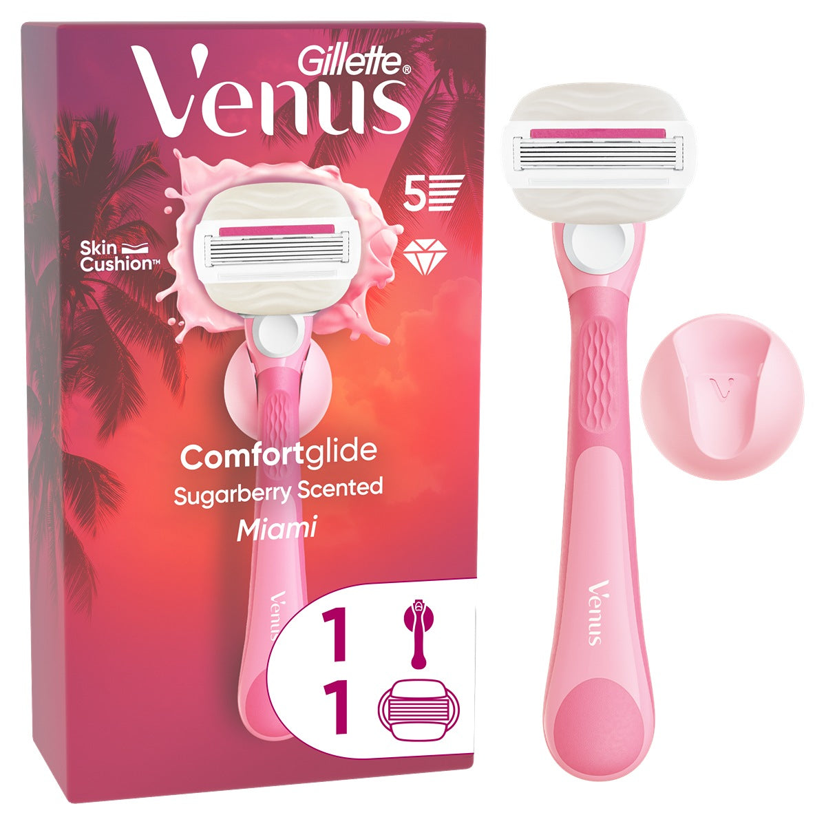 GILLETTE Venus Comfortglide Sugarberry, aparat de ras, 1 buc [ps:6a38d323-6f24-42eb-8d5b-fad764b75c0b]